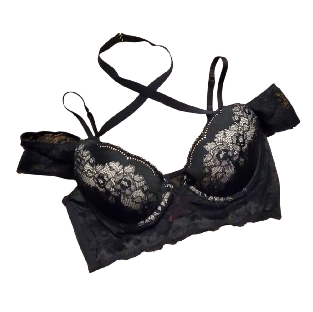 NWOT La Senza Strappy Lace Push-Up Bra (36B)